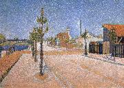 Paul Signac, sunlight quai de clichy opus